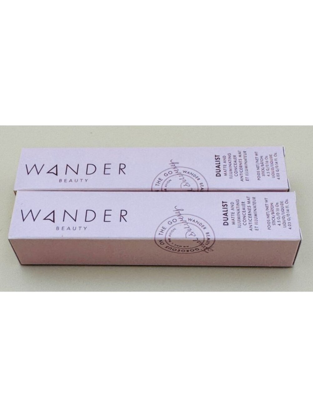 2 Wander Beauty Dualist Matte and Illuminating Concealer FAIR LIGHT 10140-003